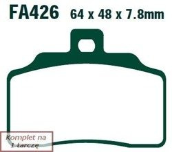 Brake pads EBC FA426 (set on 1 disk)