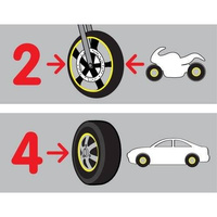 90520 Wheel Stripe Racing, adhesive trim for wheel rims – Black