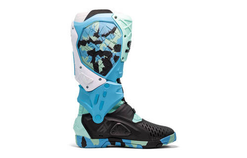 Motorcycle Enduro Boots CROSSAIR X blue