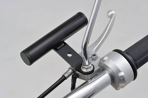 78031 MOUNT BAR 100MM Ø22.2MM BLACK MIRROR CLAMP MOUNT TYPE