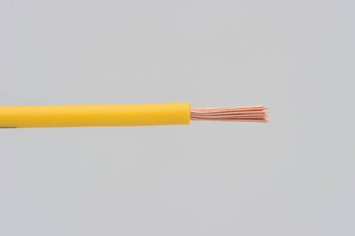 colored wire, AVS0.75, yellow, 2m