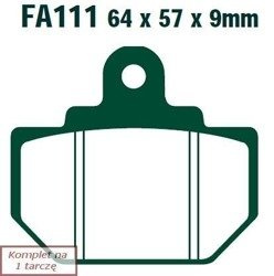 Klocki hamulcowe EBC FA111 (kpl. na 1 tarcze)