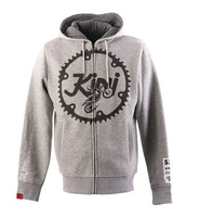 KINI-RB RITZEL ZIP HOODIE - LIGHT GREY
