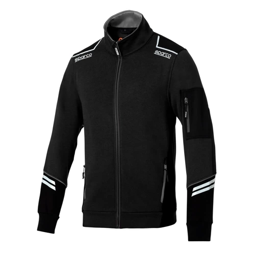 Sparco Tech Full Zip Jacket (Teamwork) black 
