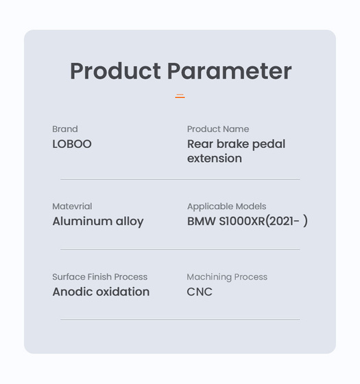 LOBOO Szerokie podnóżki do BMW G310GS, F750GS, F850GS, S1000XR, RI200GS, R1200GS, R1250GS, R1250GS Adventure, R1300GS (10.3.0401
