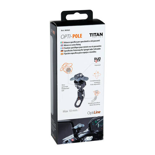90562 Titan Opti Pole, mirror or screw mount