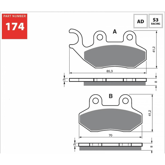 GOLDFREN KLOCKI 174 AD