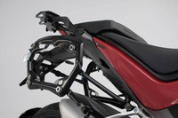 ZESTAW KUFRÓW BOCZNYCH TRAX ADV I STELAŻY SW-MOTECH DUCATI MULTISTRADA 1260 (18-), SILVER 37/37L