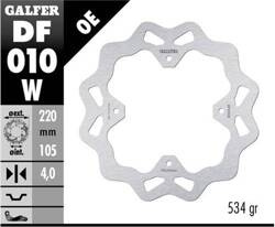 GALFER TARCZA HAMULCOWA TYŁ HONDA CRF 250L/M '13-; CRF 300L RALLY '21-; FMX 650 '05-; NX 650 DOMINATOR '93-'01; SLR 650 '96- (WAVE FIXED) (220X105X4MM)