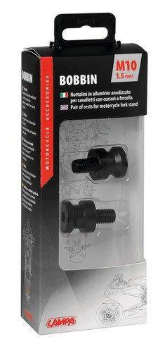 90640 Para szpilek do stojaków motocyklowych - czarne  10x1,50 mm