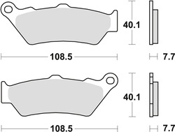 TRW LUCAS BRAKE PADS KH209 KH209/2 SINTER STREET APRILIA PEGASO 650 97-10 ETV 1000 CAPONORD 01-09, BMW F 650 / CS / GS / DAKAR / ST 94-08 G 650 08-14 F 700 / 800 / 750 / 850 GS / ADV 08-, R 1200 GS / ADV 14-18 K 1600 GT / GTL 11-, FRONT/REAR