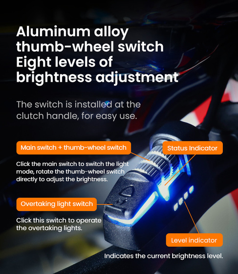 LOBOO L7 światło drogowe i mijania pomocnicze (10.1.01207.001.01)