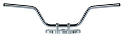 TRW LUCAS STEEL HANDLEBAR 22MM TOURING HIGH CHROME POLISHED