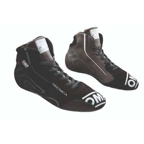 Rally Race Racing Shoes OMP Tecnica boots (FIA) black