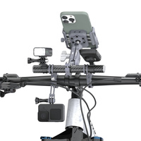 Zestaw wielofunkcyjny - uchwyt na kamerę/telefon/GoPro/licznik/lampkę montowany na kierownicę Outplorer H1000