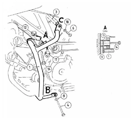 Suzuki SV 650/S (2003-2006) engine guard