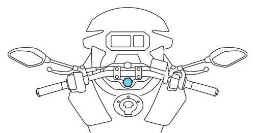 90457 Opti Tube, mocowanie w sztycy widelca motocykla - Ø 15-17,2 mm