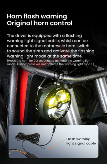 LOBOO L18S światło drogowe i mijania pomocnicze (czarne) (10.1.01018.001.01)