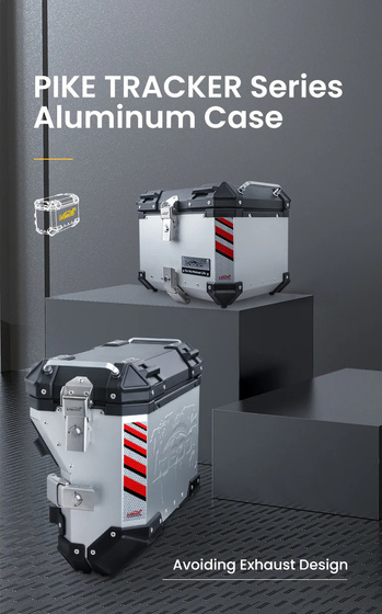 LOBOO PIKE Kufry boczne srebrne 45+38L (10.5.01452.002.21)