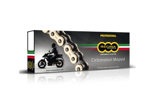 REGINA 2024/02 ŁAŃCUCH NAPĘDOWY 428EB-ORO (118 OGNIW) STREET DO 125 CCM ZŁOTY (126EB-ORO/027) (BEZ ORINGÓW)