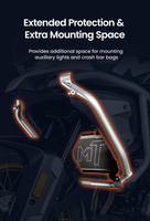 LOBOO Crash Bar boczne oraz osłony chłodnicy do CFMOTO 700MT ADV (2025-) srebrne (10.3.01613.001.21)