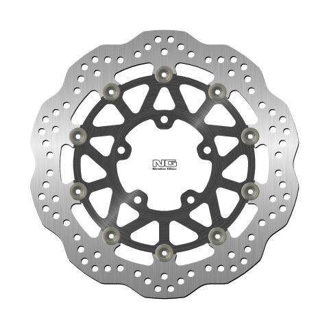 NG TARCZA HAMULCOWA PRZÓD KAWASAKI Z1000SX '19-21, Z1000 '07-20 (300X80X5,5MM) (5X10,5MM) WAVE PŁYWAJĄCA (ŚRODEK ALUMINIOWY)