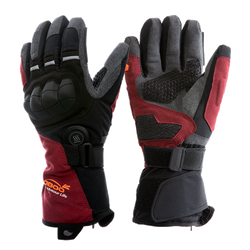 LOBOO Podgrzewane rękawice motocyklowe Czerwone (01.2.09053.001.01)