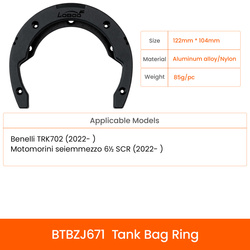 LOBOO Uchwyt Tank Bag BENELI TRK702X