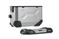 ZESTAW KUFRÓW BOCZNYCH TRAX ADV I STELAŻY SW-MOTECH SUZUKI DL 650 (17-), SILVER 45/45L