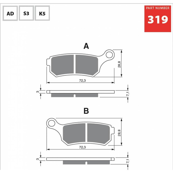 GOLDFREN KLOCKI 319 K1