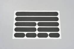 ANTI-SLIP STICKER FOR MOTORCYCLE SEAT, "SLOT"