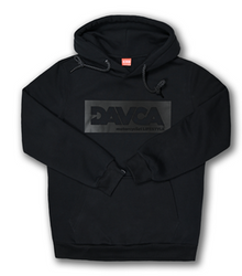 DAVCA Hoodie Black logo