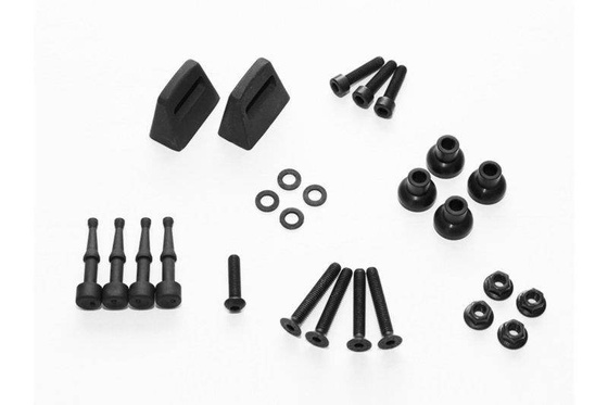 ZESTAW ADAPTERÓW NA STELAŻ EVO NA KUFRY BOCZNE GIVI-TREKKER SW-MOTECH BLACK