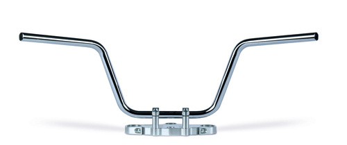 TRW LUCAS STEEL HANDLEBAR 22MM APEHANGER CHROME POLISHED
