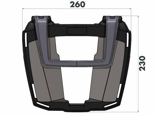 Honda NX 500 (2024-) Easyrack-Metal Carrier for TC