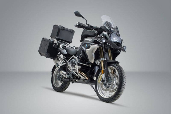 ZESTAW BAGAŻOWY ADVENTURE SW-MOTECH BMW R 1200 GS (13-)/R 1250 GS (18-), SILVER