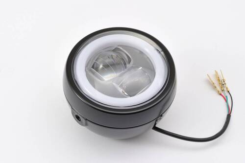 LED HEADLIGHT"CAPSULE120" SIDE-MOUNT, BLACK