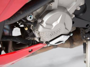 OSŁONA SILNIKA SW-MOTECH  BMW S1000R/RR/XR, BLACK/SILVER