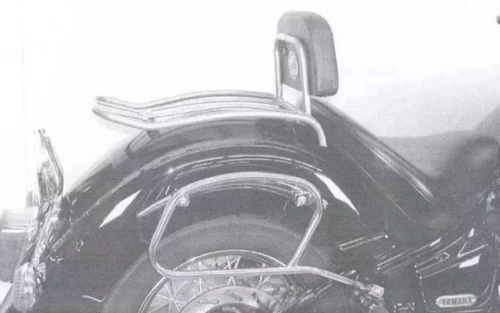 Yamaha XVS 1100 A Drag Star Classic (2001-2007) solorack without backrest