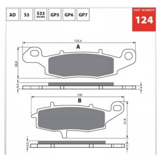 GOLDFREN KLOCKI 124 AD