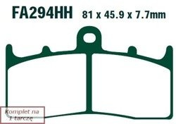 Brake pads EBC FA294HH wzmacniane (set on 1 disk)