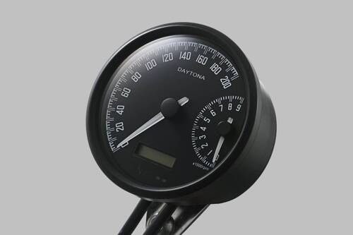 VELONA-W SPEEDOMETER 200KM/H & 9000RPM, 80MM W/INDICATORS