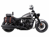 Indian Chief Dark Horse/Chief Bobber Dark Horse (2022-) solorack with backrest