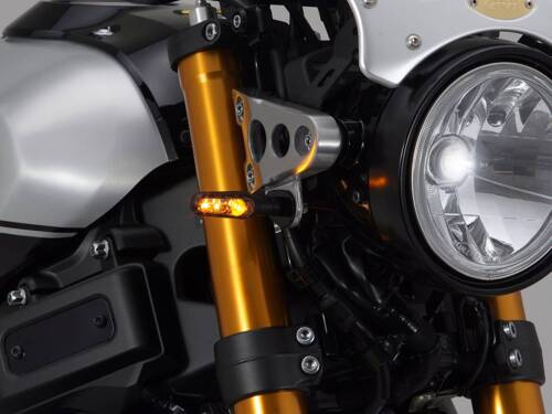 89232 "D-LIGHT" LED INDICATORS PAIR BLACK SMOKE