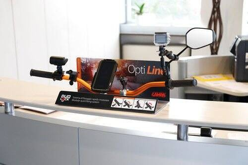 90418 Opti-Line display base, for counter or pegboard display racks