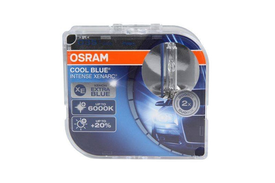 Żarówka (Zestaw 2szt.) D3S 42V 35W PK32D-5 do 20% większa jasność, wyładowcza xenon Cool Blue Intense, niebieska 6000K