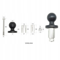 MC41-03 Motorcycle Holder Charger 36W Fast Charging QC 3.0 + USB-C