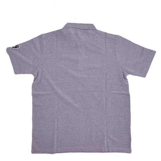 Mens polo shirt Lamborghini Stretch Piquet PREMIUM gray