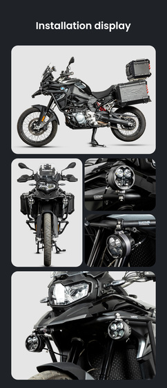 LOBOO L11 światło drogowe i mijania pomocnicze (czarne) (10.1.01111.001.01)