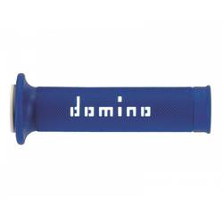 DOMINO Motorcycle Grips A010 BLUE WHITE A01041C4648B7-0